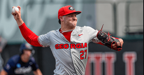 Kansas Citys Royals select Georgia P Dylan Vigue in 2026 MLB Draft