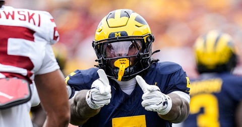 Michigan RB Savion Hiter: 'As soon as I get in that rhythm, it’s game over'