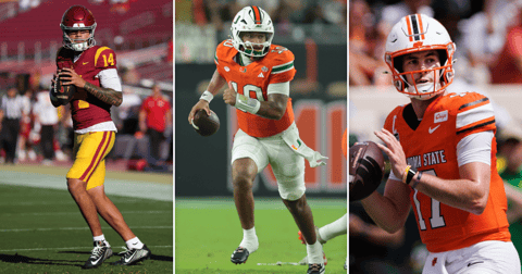 CBS Sports updates quarterback power rankings after Week 2 of college football