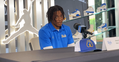 WATCH: UCLA WR Semaj Morgan reflects on first TD catches of season