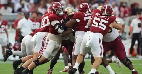 Alabama OL improving in run game, but 'not where we need to be' yet