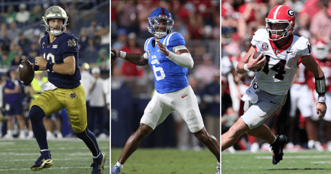 CBS Sports updates quarterback power rankings after Week 3 of college football