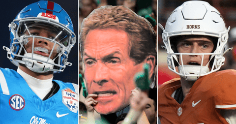 Skip Bayless: Trinidad Chambliss is 'more poised,' has 'much better clutch gene' than Arch Manning