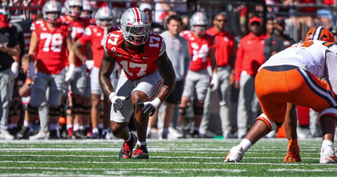 Snap counts, PFF grades from Ohio State win over Illinois