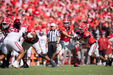 Georgia offense survives 'lull' in win over Oklahoma