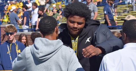Five-star OT Antijuan Wilkes Jr. keeps coming back to Michigan and it's starting to feel like home