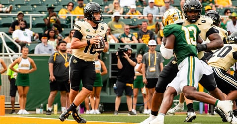 Colorado starting QB Isaac Wilson against Texas Tech