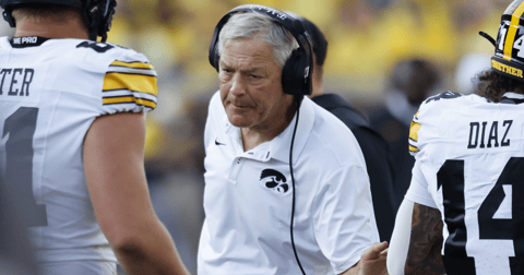 Kirk Ferentz responds to fans using term 'Iowaed' in physical games: 'We're not in the entertainment business'