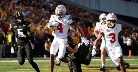 Jeremiah Smith sets Ohio State career receiving touchdown record vs. Iowa