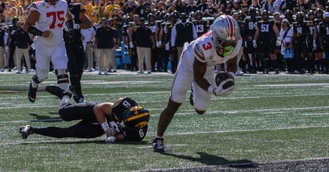 Snap counts, PFF grades from Ohio State win over Iowa