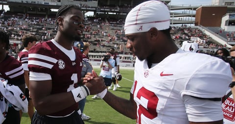 Keelon Russell downplays Heisman Trophy hype after outdueling Kamario Taylor