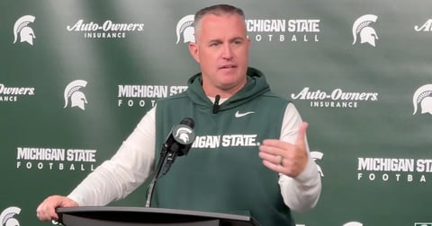 Michigan State HC Pat Fitzgerald talks fourth-down calls vs. Wisconsin: 'I will never be reckless'