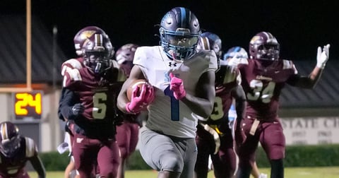 Southside Christian (S.C.) running back Jaylen Samuel puts up eight touchdowns in win