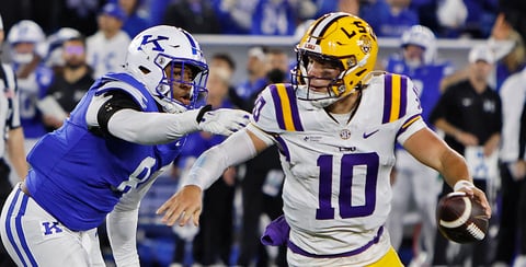LSU QB Sam Leavitt assesses his game halfway through 2026