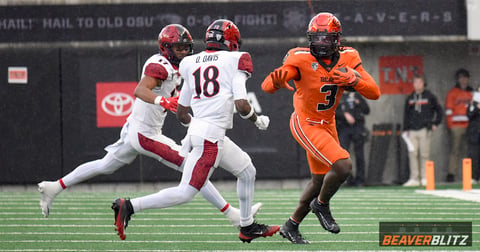 Oregon State DT Daniel Matagi & LB Jabari Odoemenem met with the media ahead of Washington State