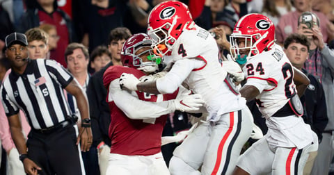 KJ Bolden addresses controversial no-call vs. Alabama, says if roles were reversed 'I would want them to call pass interference'