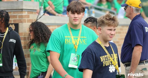 Notre Dame strengthens its case for Chicago OL Ben Coleman during latest visit