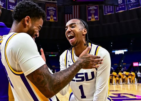 LSU basketball players learning each other's games fast
