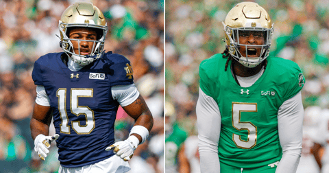 Notre Dame football places two defenders on midseason AP All-America teams