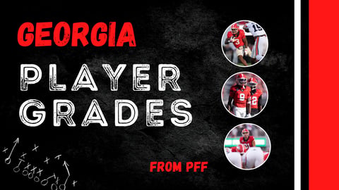 PFF Grades: Georgia vs. Auburn