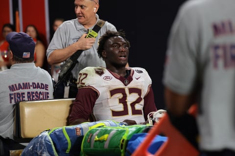 Florida State's leading rusher Kromah officially out for the year after injury against Miami