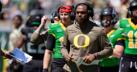 Oregon's offensive line may finally have its best five, six games in