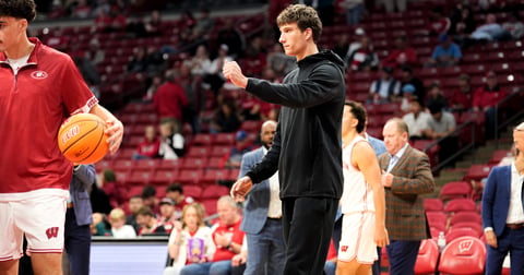 Will Garlock Misses Wisconsin's Exhibition Win Over Oklahoma State