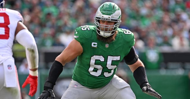 Before winning two Super Bowls as a lineman, Lane Johnson was a Texas high school QB
