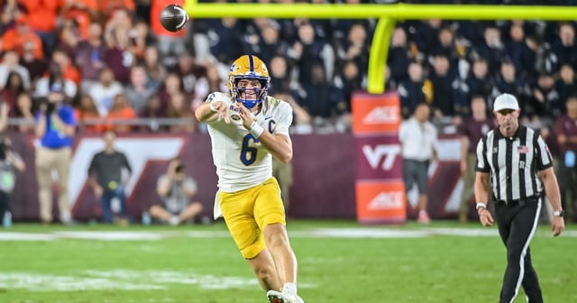 Pitt QB Mason Heintschel ruled out for season with knee injury