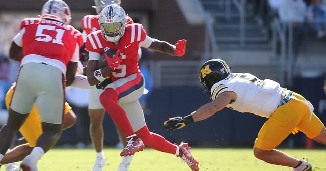 Kewan Lacy dealing with lower body injury, 'no helmet in sight' as Ole Miss plays Missouri