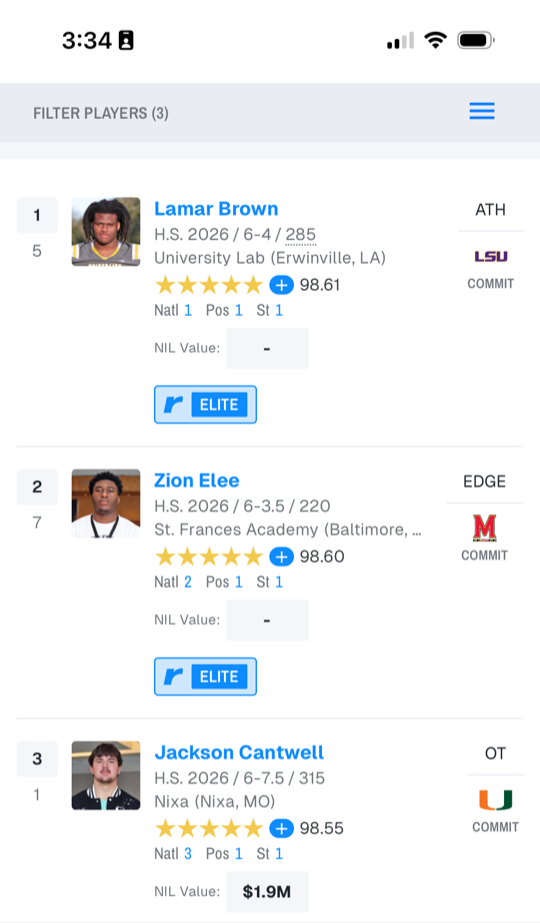 Rivals Recruiting Screenshot 3