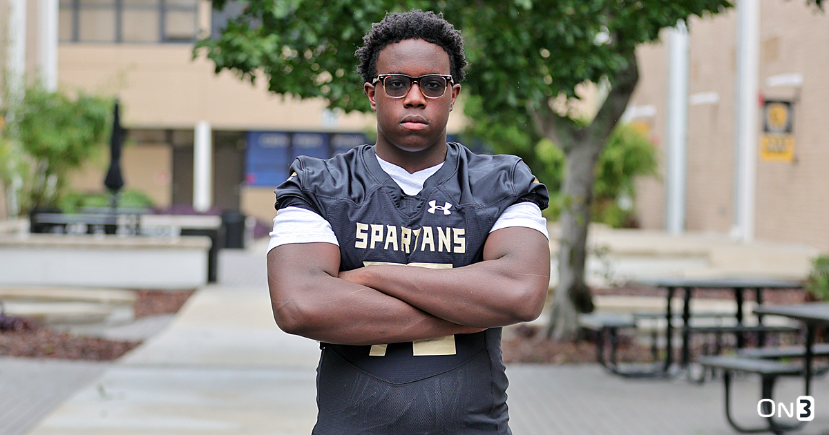 Florida's 2026 offensive line class is the highest ranked since...