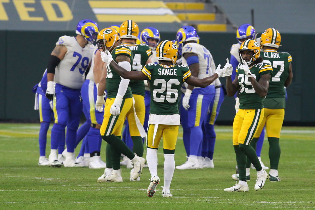 Packers put up 105-yard kickoff return, pick-six in wild first