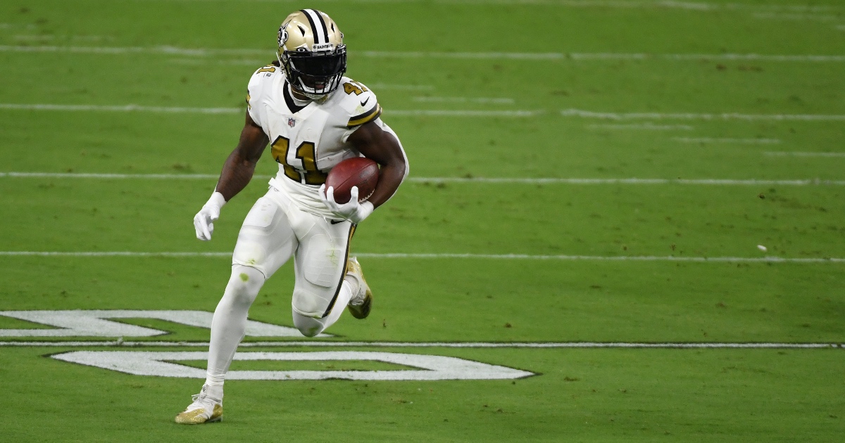 Field Yates on X: Most receptions by a running back since 2017: 1. Alvin  Kamara: 416 2. Christian McCaffrey: 411 Most receiving yards by a running  back since 2017: 1. Alvin Kamara: