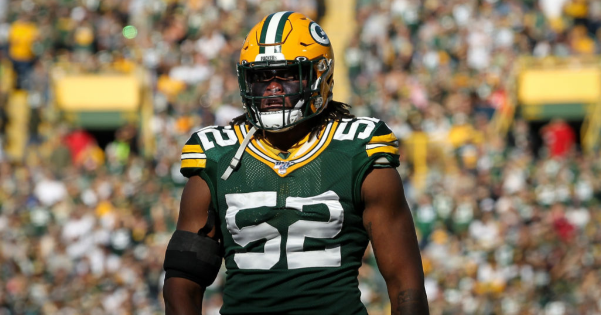 Packers linebacker Kingsley Enagbare has two sacks against Patriots