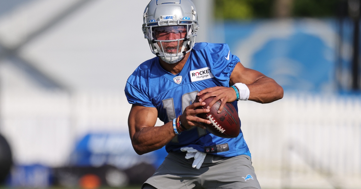 Amon-Ra St. Brown impressing in camp for Detroit Lions - On3