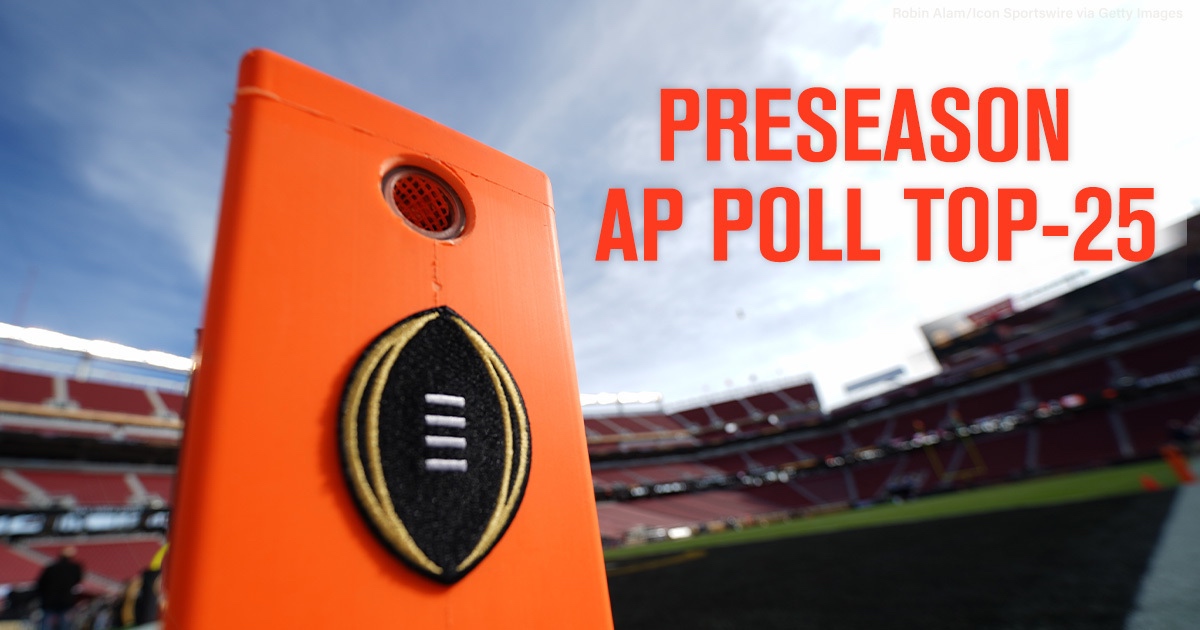 Preseason AP Top 25 Poll released