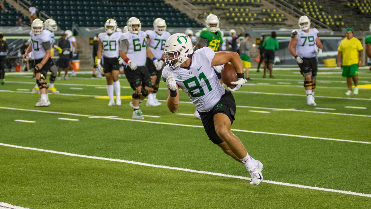 Oregon Football: Will Patrick Herbert lock up the starting TE job?