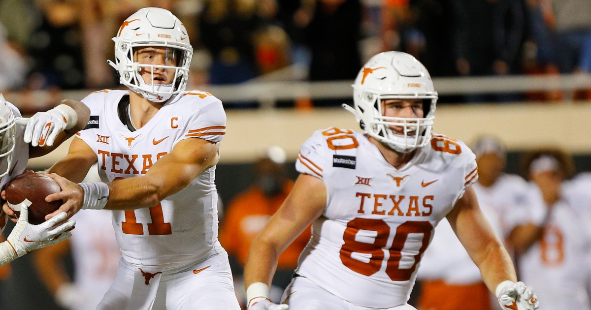 WATCH: Former Texas QB Sam Ehlinger makes his NFL debut on