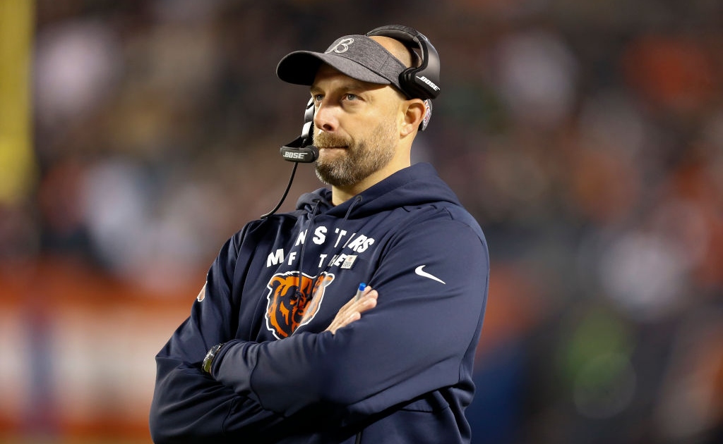 Report: Chicago Bears head coach Matt Nagy out after Detroit Lions