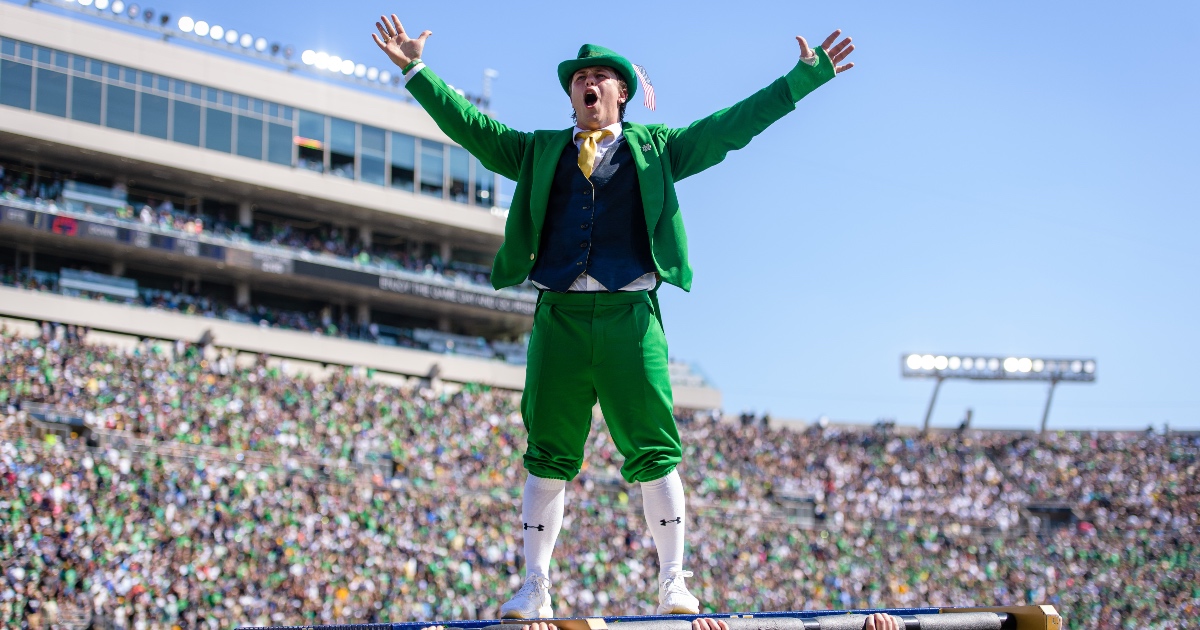 Notre Dame announces 3 diverse Leprechaun mascots for 2019-2020 seasons -  One Foot Down