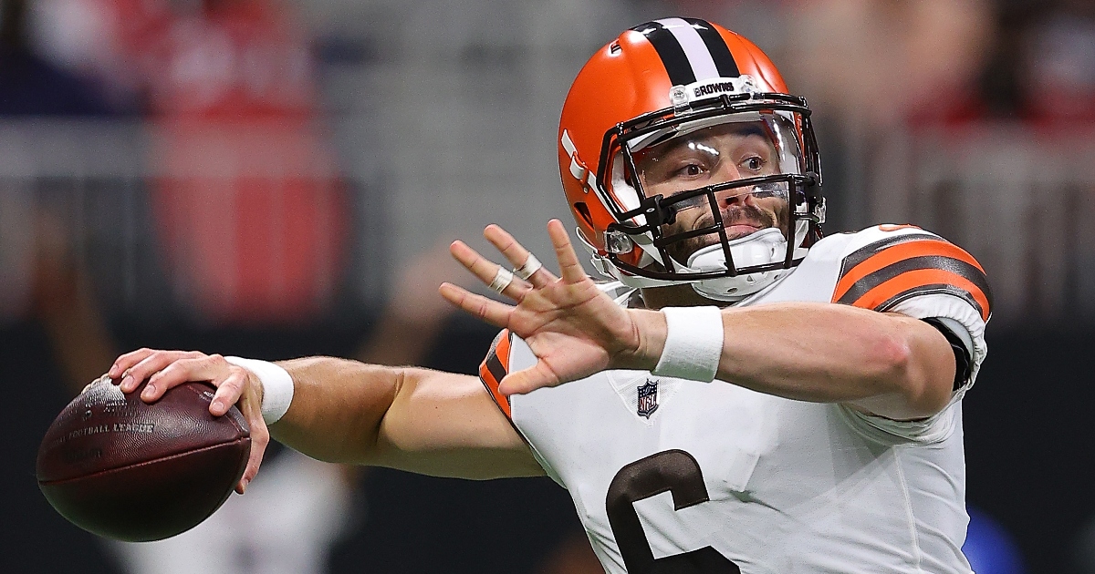 WATCH: Baker Mayfield throws first touchdown dime of 2021