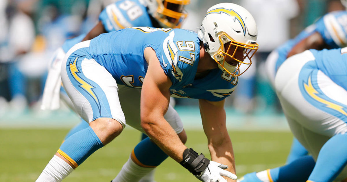 Joey Bosa discusses Derek Carr comments ahead of Chargers-Raiders