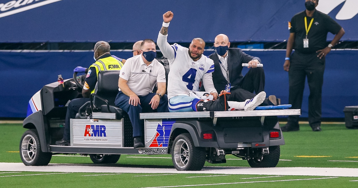 Cowboys' Dak Prescott looks for 'small victories' in ankle rehab