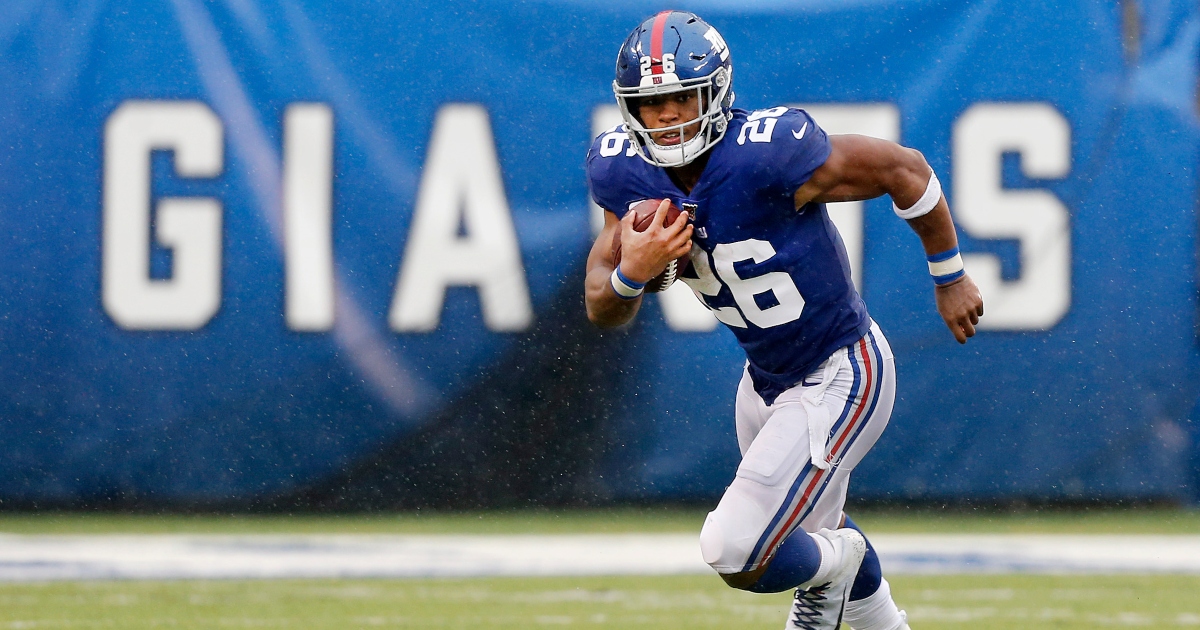 Giants RB Saquon Barkley (knee) questionable to play vs. Broncos