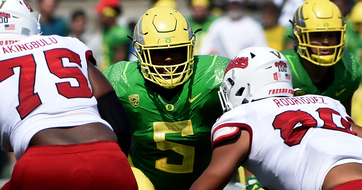 Former Oregon Ducks' star Kayvon Thibodeaux says he was praying