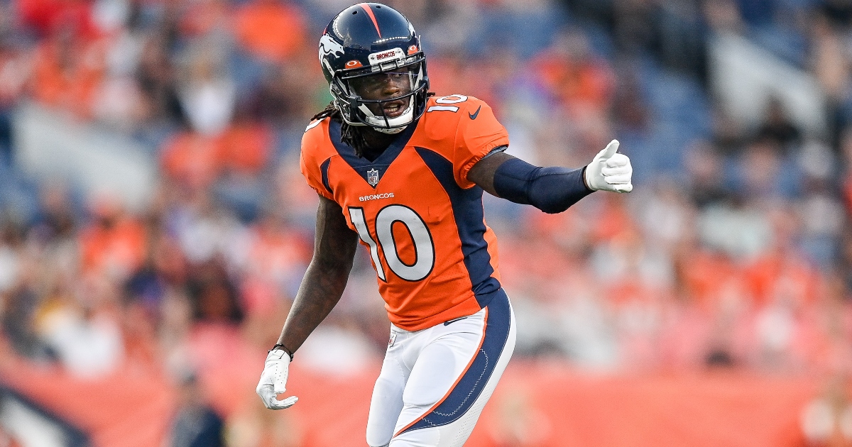 Jerry Jeudy injury: Denver Broncos WR has a high ankle sprain