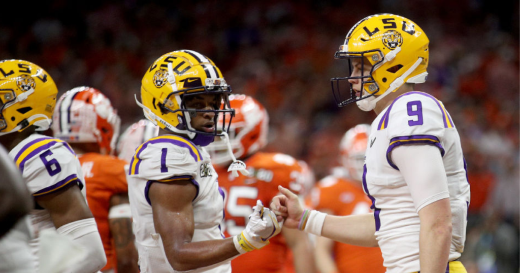 WATCH-Joe-Burrow-JaMarr-Chase-touchdown-catch-gives-LSU-fans-deja-vu