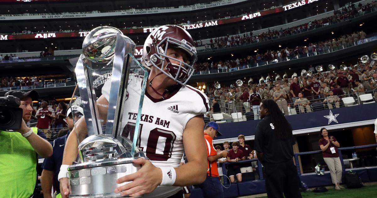 Arkansas away from home again for neutral site game against Texas A&M at  home of the Cowboys