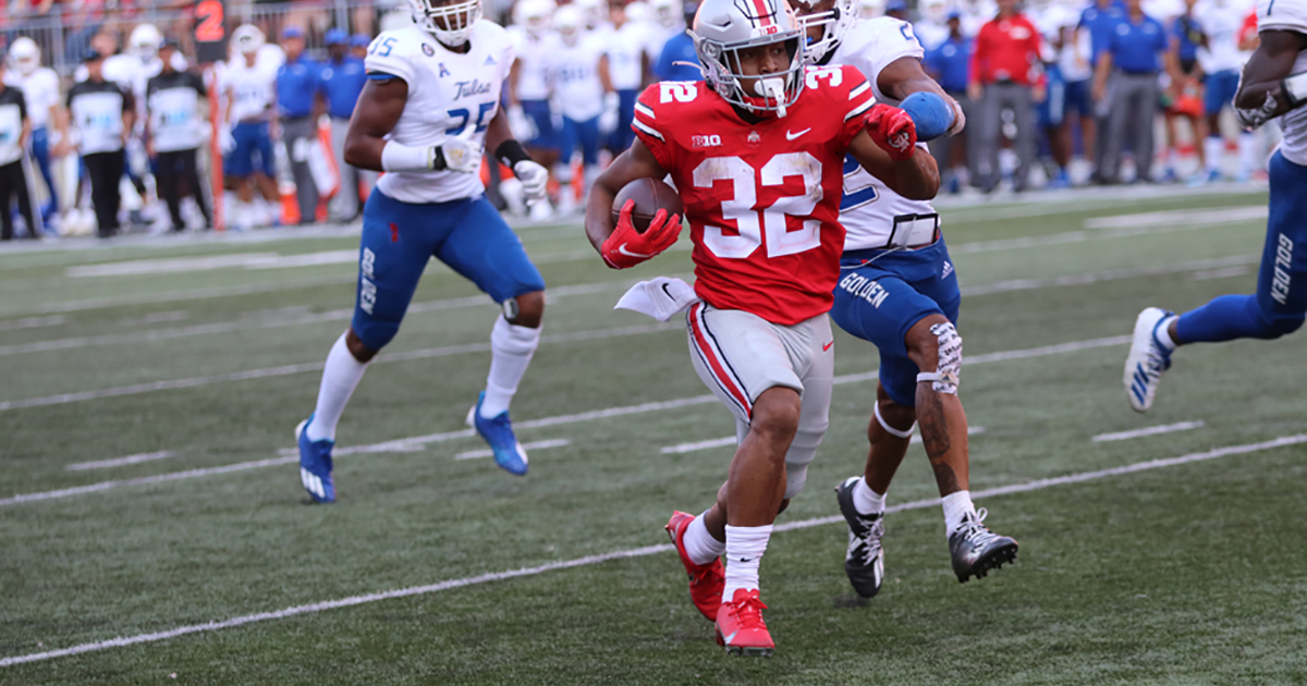 Treveyon Henderson earns double Big Ten honor for recordbreaking week